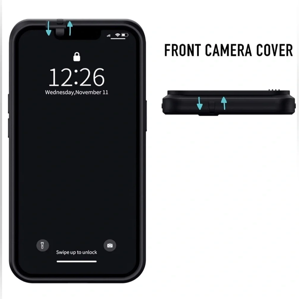 iPhone 13 Case with Camera Covers Front and Rear 📱 6-Foot Drop Proof 📲 EUC